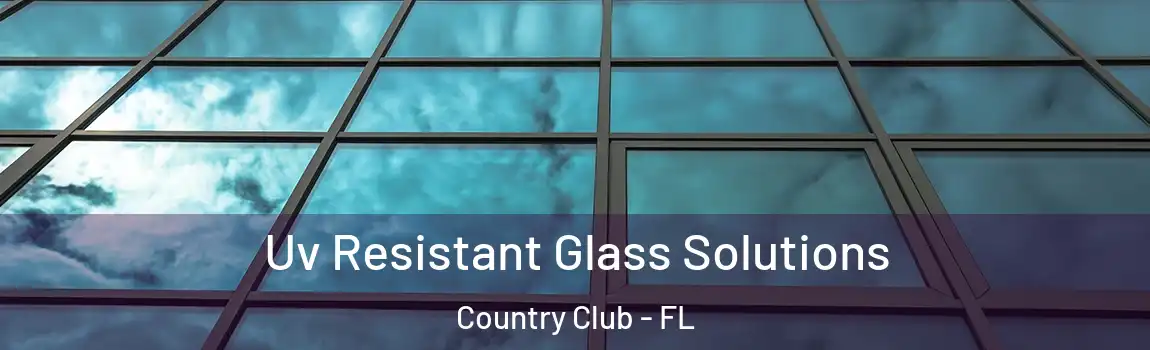 Uv Resistant Glass Solutions Country Club - FL